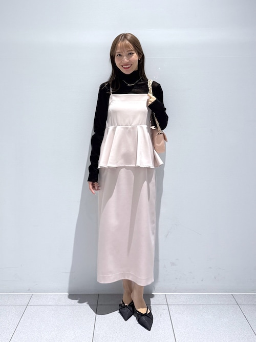 セール】【着回し力・女っぽタートル】フロッキーチュールタートル