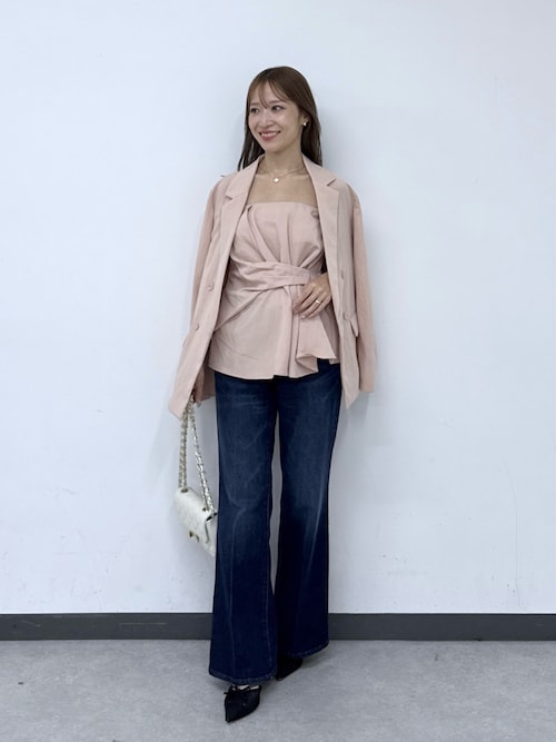 即完売カラー！キュプラ混ジャケット　ラブティックボンボン La boutique Bonbon（ラブティックボンボン） ジャケット テーラード