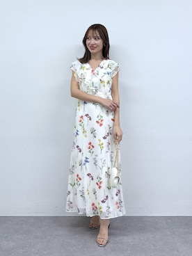 「La boutique BonBon（ラブティックボンボン）の【軽い！涼しい！きちんと見え！】ライトメッシュジャケット（テーラードジャケット、ブラウン系）」を使った、KAZUMIさん（レディース・153cm）の春コーディネート
