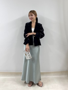 「ミントグリーン」｜KAZUMIさん（レディース・153cm）の秋コーディネート