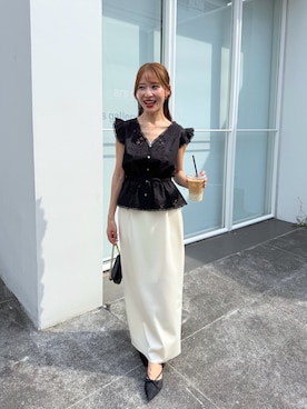 KAZUMIさん(レディース・153cm)の夏コーディネート