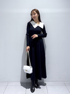 KAZUMIさん（レディース・153cm）の冬コーディネート