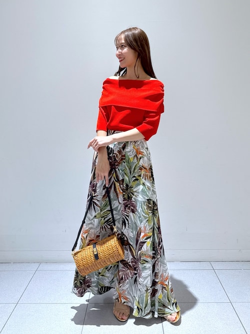 セール】【最強美人見え】クールタッチUVオフショルリブニット（ニット