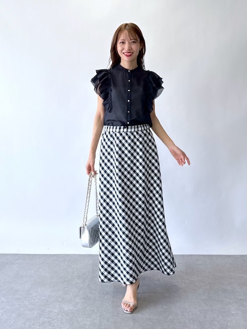 La boutique BonBon チェック スカート 新品 未使用 La boutique BonBon（ラブティックボンボン）の「チェック