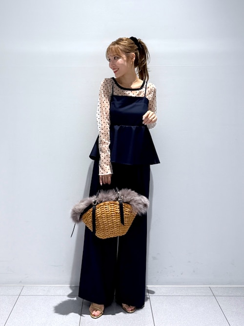 シアードット前後2WAYトップス シアードット前後2WAYトップス（Tシャツ/カットソー）｜La