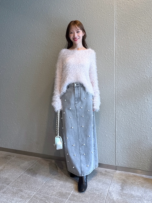 最強モテニット】フェザーヤーンラメニット（ニット/セーター）｜La