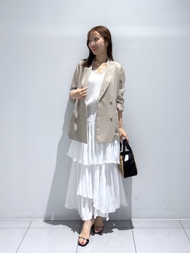 KAZUMIさん（レディース・153cm）の春コーディネート