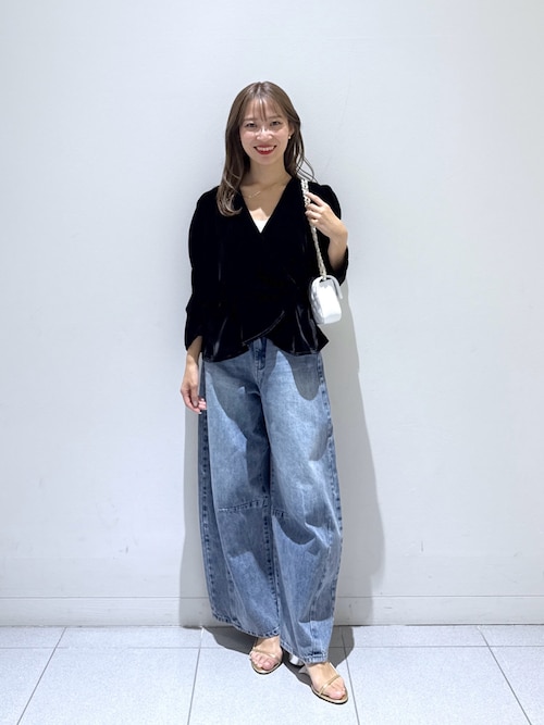ワイドデニム（デニムパンツ）｜La boutique BonBon（ラブティック