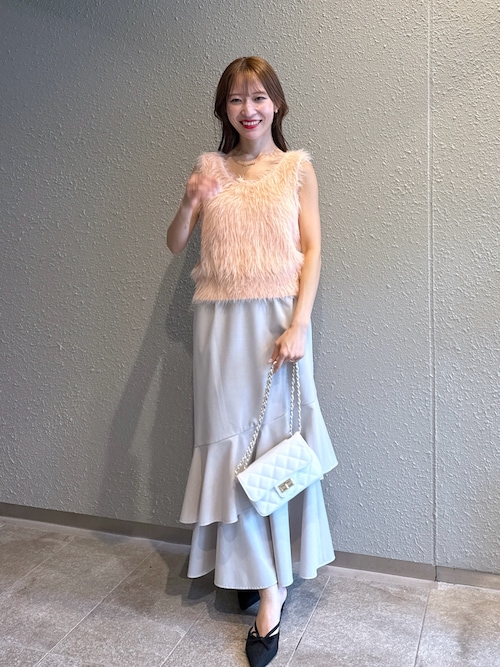 La boutique BonBon ロングフェザー2WAYニット La boutique BonBon｜【最強モテニット】ロングフェザー前後2WAY