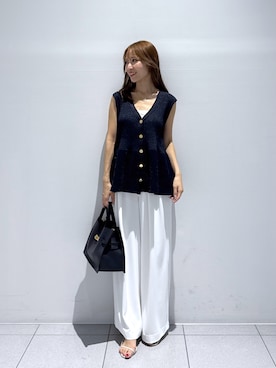 「La boutique BonBon（ラブティックボンボン）のアイテム」を使った、KAZUMIさん（レディース・153cm）の夏コーディネート