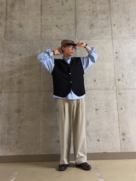 「メンズ」｜アーモンドさん（メンズ・172cm）の秋コーディネート