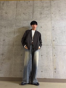 アーモンドさん（メンズ・172cm）の春コーディネート