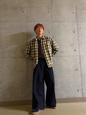 アーモンドさん（メンズ・172cm）の春コーディネート