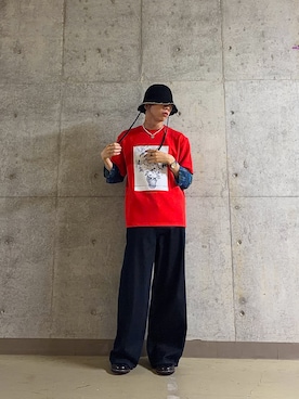 アーモンドさん(メンズ・172cm)の夏コーディネート