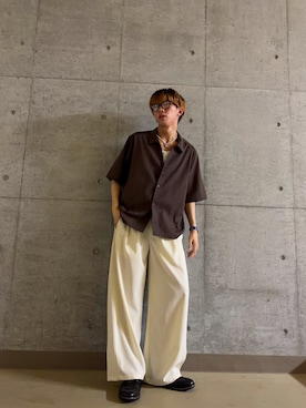 アーモンドさん(メンズ・172cm)の夏コーディネート