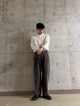 アーモンドさん(メンズ・172cm)の秋コーディネート