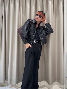 「アイテム（ボストンバッグ）」を使った、アーモンドさん（メンズ・172cm）の夏コーディネート