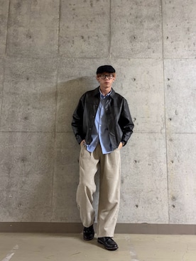 アーモンドさん（メンズ・172cm）の秋コーディネート