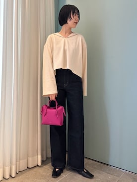 Hosomi_TOMORROWLANDさん（レディース・163cm）の冬コーディネート