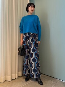 BALLSEY（ボールジィ）の「フラッフィーヤーン ボートネックプル