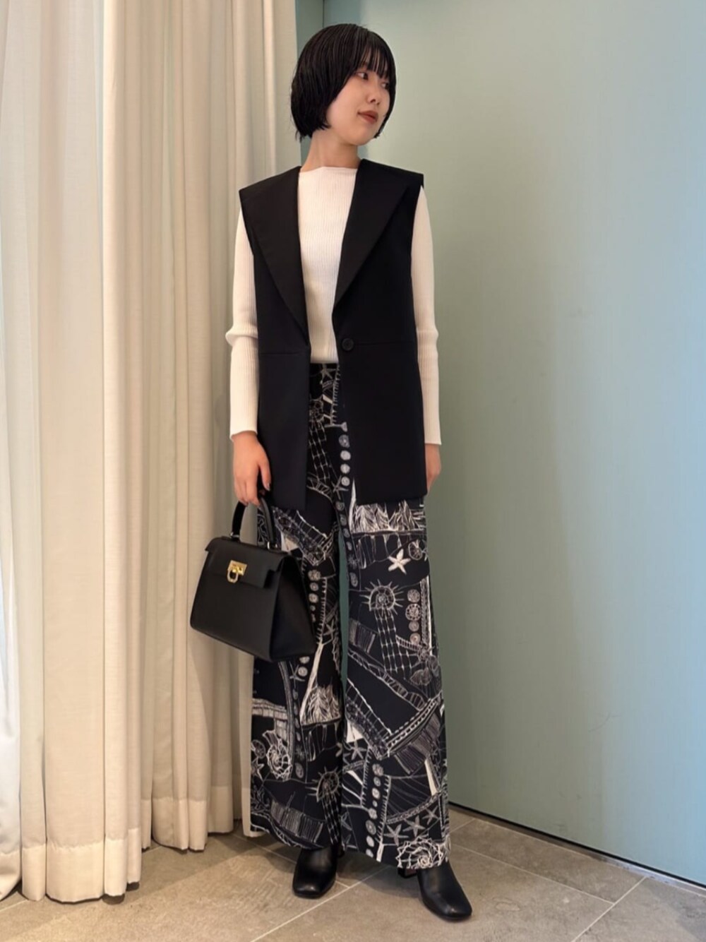 リネンナイロンストレッチ ワイドラペルジレ リネンナイロンストレッチ ワイドラペルジレ | maison