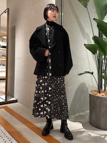 DES PRES（デ・プレ）の「ウールメルトン ビックカラーコート（その他