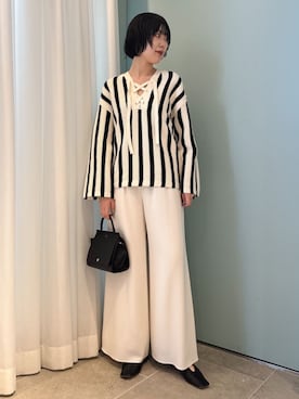 Hosomi_TOMORROWLANDさん（レディース・163cm）の冬コーディネート