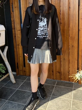 「襟付きトップス」｜「アイテム（ジャケット/アウター）」を使った、neneco723さん（レディース・160cm）の秋コーディネート
