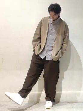 「CRAFT STANDARD BOUTIQUE（クラフトスタンダードブティック）のアイテム」を使った、Online Storeさん（メンズ・175cm）の春コーディネート
