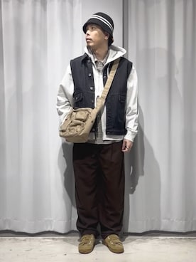 Online Storeさん（メンズ・175cm）の春コーディネート