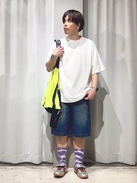 「CRAFT STANDARD BOUTIQUE（クラフトスタンダードブティック）のアイテム」を使った、Online Storeさん（メンズ・175cm）の春コーディネート