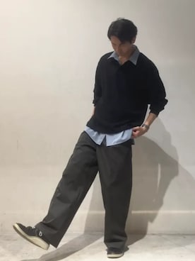 「CRAFT STANDARD BOUTIQUE（クラフトスタンダードブティック）のアイテム」を使った、Online Storeさん（メンズ・175cm）の春コーディネート