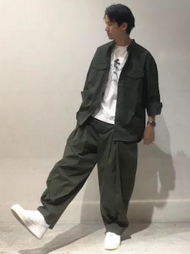 「CRAFT STANDARD BOUTIQUE（クラフトスタンダードブティック）のアイテム」を使った、Online Storeさん（メンズ・175cm）の春コーディネート