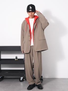 Online Storeさん（メンズ・177cm）の春コーディネート