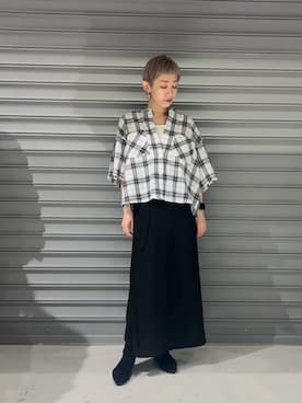 「CRAFT STANDARD BOUTIQUE（クラフトスタンダードブティック）のアイテム」を使った、Online Storeさん（レディース・157cm）の春コーディネート