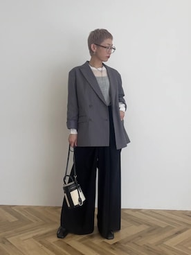 Online Storeさん（レディース・157cm）の冬コーディネート