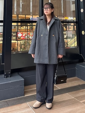 cottonさん（レディース・162cm）の冬コーディネート