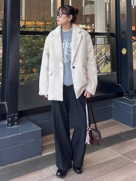 cottonさん(レディース・162cm)の冬コーディネート