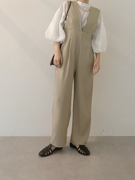 「Steven Alan（スティーブンアラン）のアイテム（サンダル）」を使った、yuka0152さん（レディース・152cm）の春コーディネート