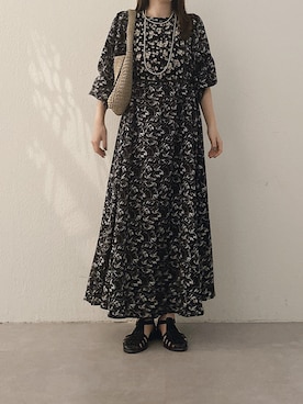 「Steven Alan（スティーブンアラン）のアイテム（サンダル）」を使った、yuka0152さん（レディース・152cm）の春コーディネート
