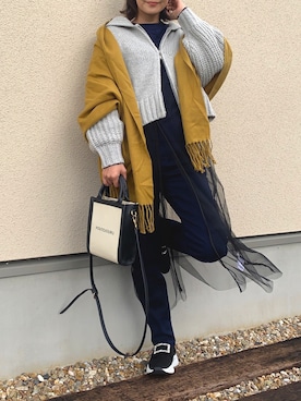 「スニーカーブーツ」｜「アイテム（ワンピース/ドレス）」を使った、𝙮𝙪𝙠𝙞さん（レディース・158cm）の秋コーディネート
