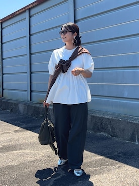 「reca（レカ）のアイテム」を使った、𝙮𝙪𝙠𝙞さん（レディース・158cm）の夏コーディネート