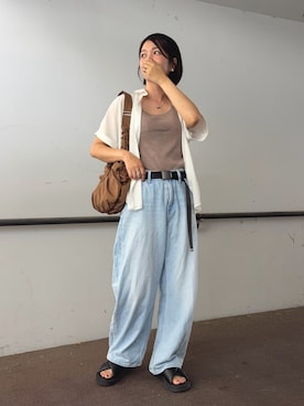 𝙮𝙪𝙠𝙞さん(レディース・158cm)の夏コーディネート