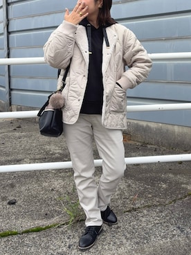 「アイテム（ドレスシューズ）」を使った、𝙮𝙪𝙠𝙞さん（レディース・158cm）の秋コーディネート