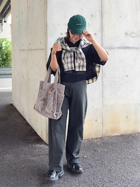 「公園コーデ」｜𝙮𝙪𝙠𝙞さん（レディース・158cm）の秋コーディネート