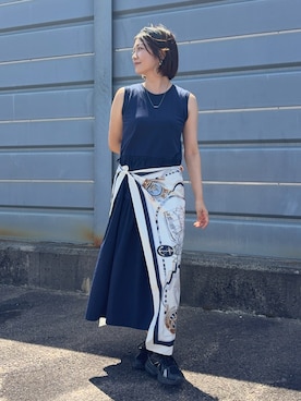 「アイテム（ファッション雑貨、その他）」を使った、𝙮𝙪𝙠𝙞さん（レディース・158cm）の夏コーディネート
