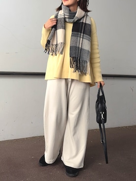 「アイテム（ブーツ）」を使った、𝙮𝙪𝙠𝙞さん（レディース・158cm）の秋コーディネート