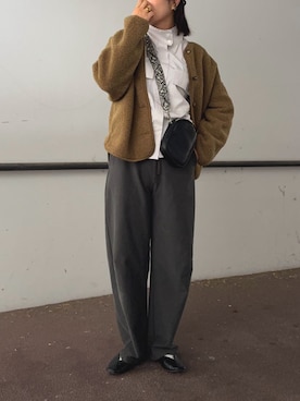 「アイテム（パンプス）」を使った、𝙮𝙪𝙠𝙞さん（レディース・158cm）の秋コーディネート