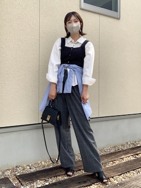 「salut!（サリュ!）のアイテム」を使った、𝙮𝙪𝙠𝙞さん（レディース・158cm）の春コーディネート