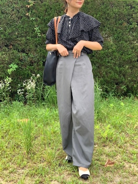 「vis-`a-vis（ビサビ）のアイテム」を使った、𝙮𝙪𝙠𝙞さん（レディース・158cm）の秋コーディネート